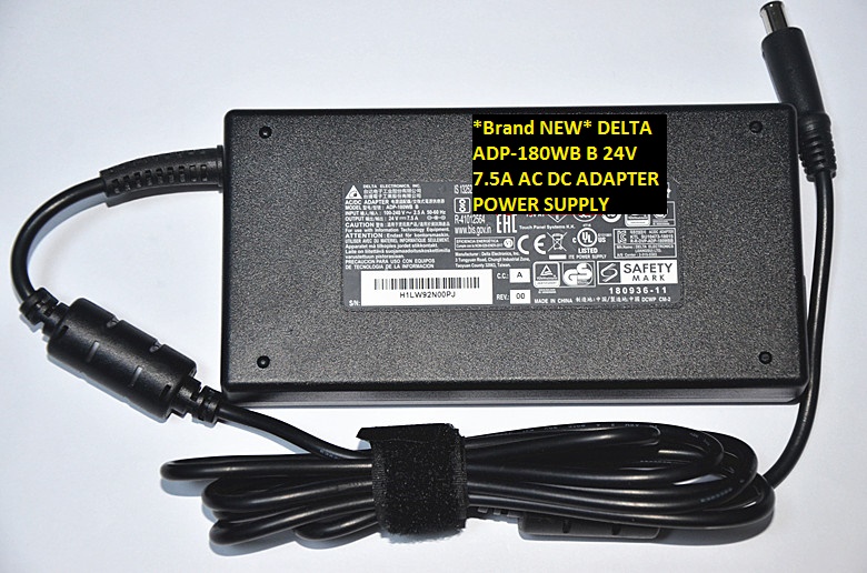 *Brand NEW* DELTA ADP-180WB B 24V 7.5A AC DC ADAPTER POWER SUPPLY - Click Image to Close